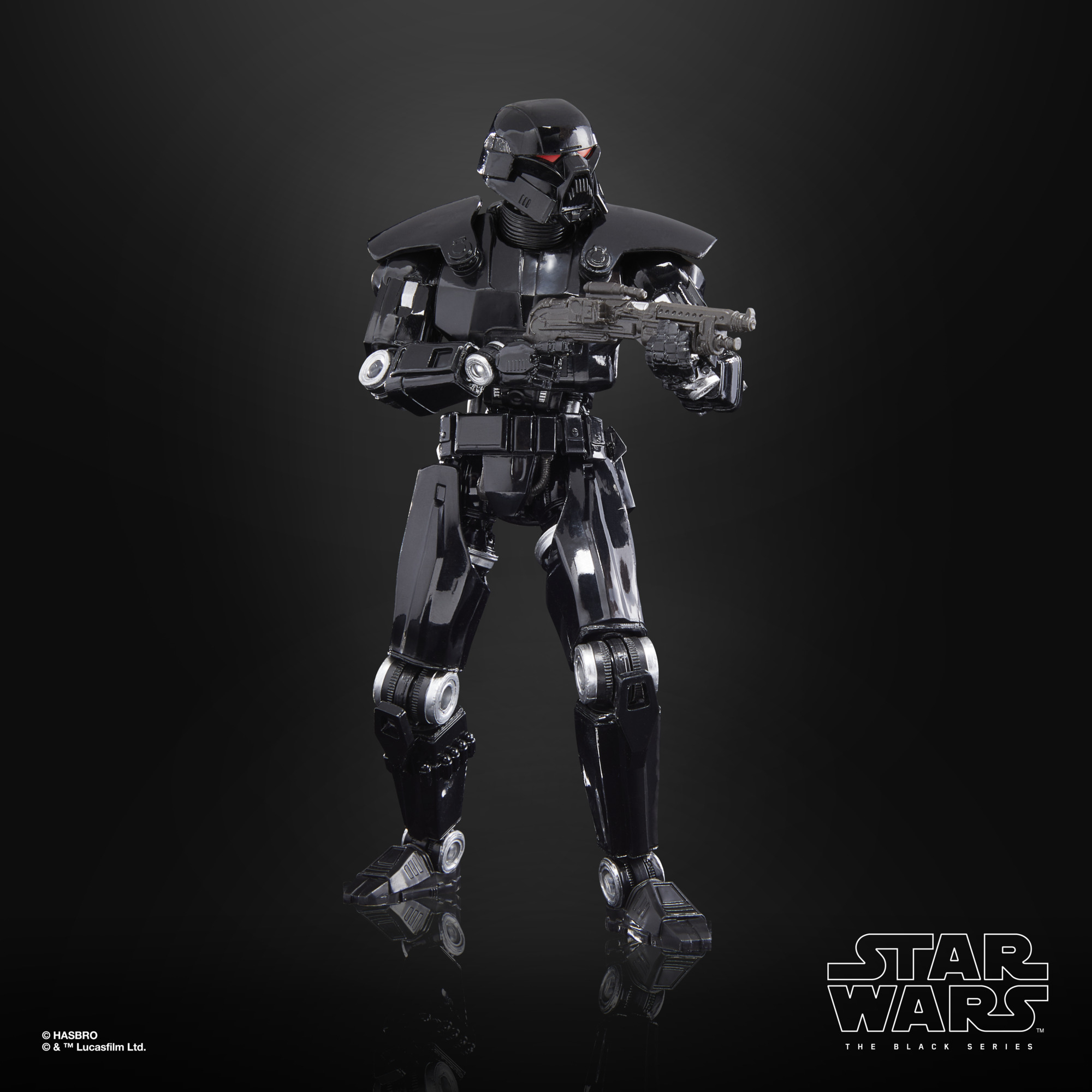 Hasbro Star Wars Mandalorian Black Series Dark Trooper 6" Deluxe Figure
